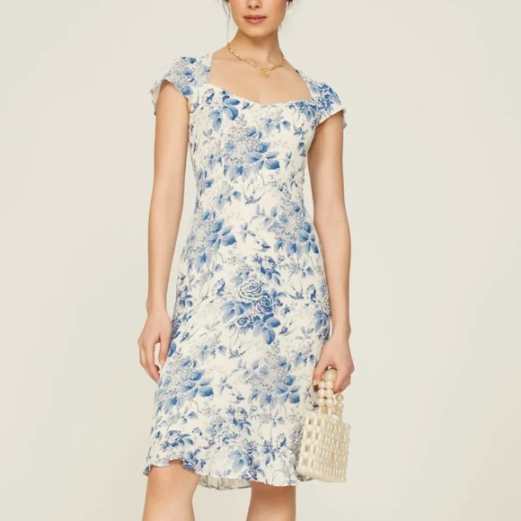 Reformation Rosi Dress - Pompadour - Picture 8 of 10